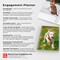I Love Puppies | 2026 6x7.75 Inch Spiral-Bound Wire-O Weekly Engagement Planner Calendar | New Full-Color Image Every Week